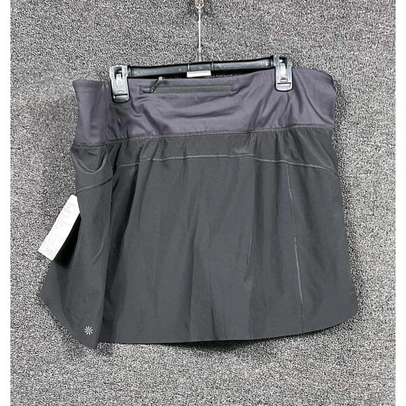 Athleta Run With It 14” Skort Skirt Womens Size 2X Black Pull On Stretch NEW - Picture 2 of 8